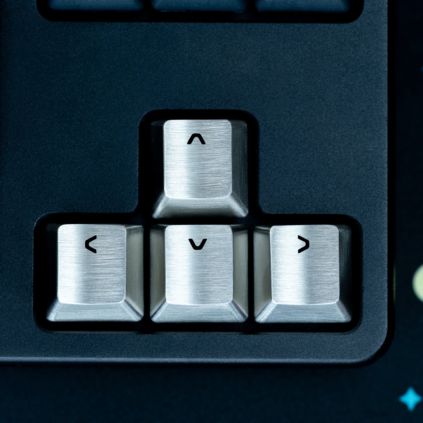 Brushed Stainless Steel Metal Arrow Keys