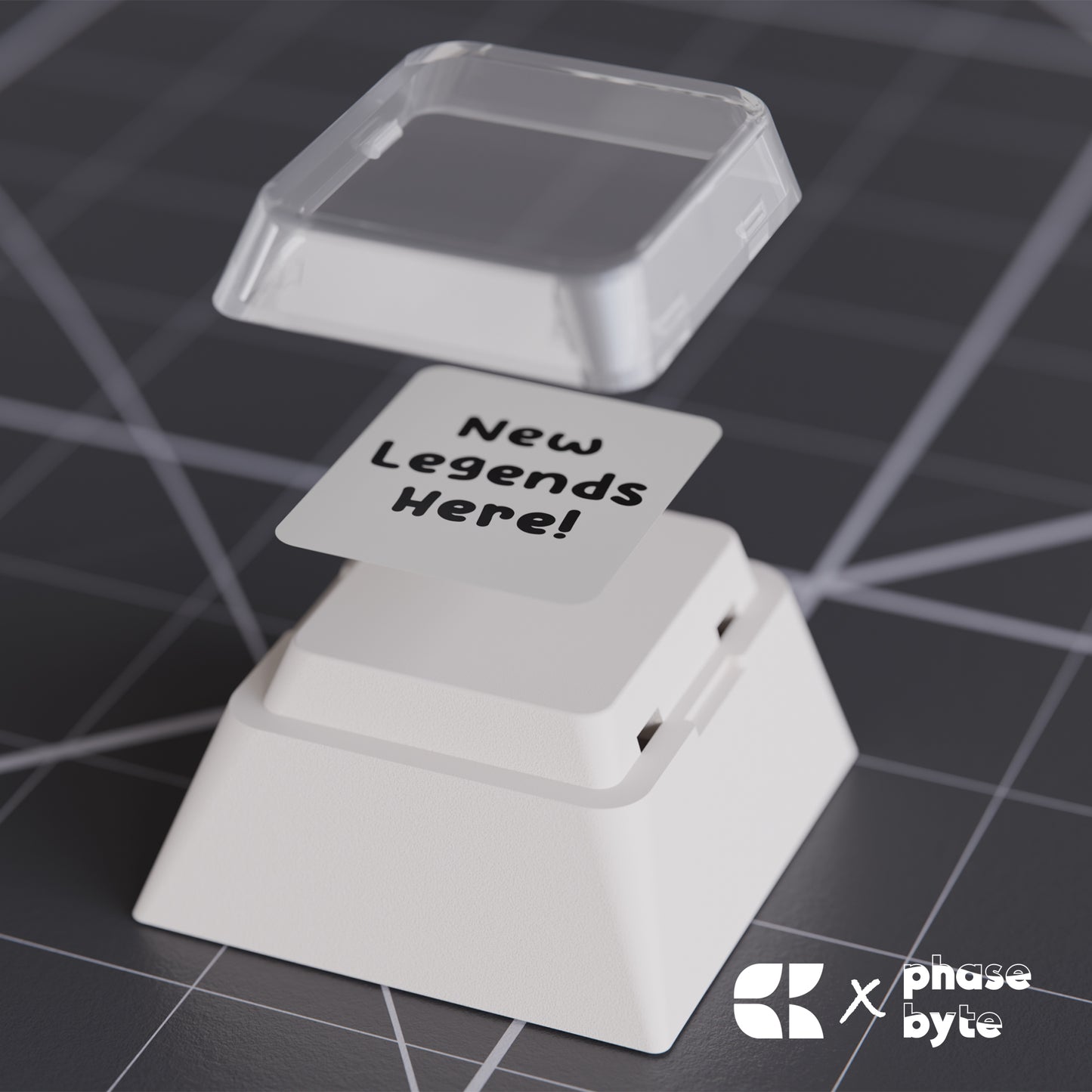 [PRE-ORDER] Blender Keycaps - Bees.Keys X PhaseByte